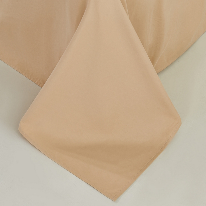 91家纺网 家纺一手货源 找家纺 沃尔居 2025新款全棉磨毛四件套正宗加厚长绒棉贡缎100%纯棉四件套（含买家秀）-莫兰迪 莫兰迪-高级灰拼卡其