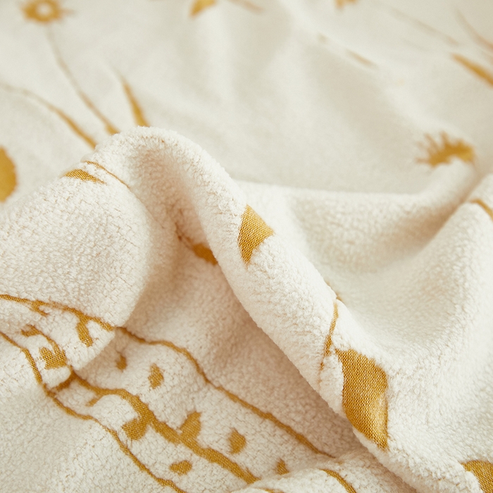 91家纺网 家纺一手货源 找家纺 丝绮鹿 2025新款雕花绒-麦浪沙发套松紧款（三人图）麦浪系列 麦浪-奶白