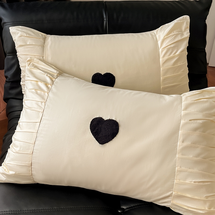 91家纺网 家纺一手货源 找家纺 理想家家纺 2025新款纯棉轻奢刺绣四件套--心愿系列场景二 心愿黄