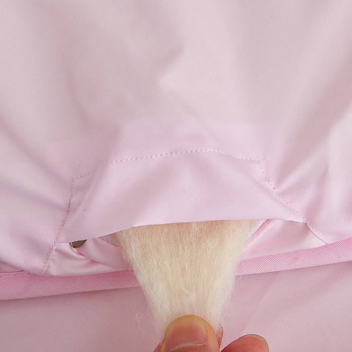 91家纺网 家纺一手货源 找家纺 美丽折家纺 2025新款羊绒被纯色系列 粉色