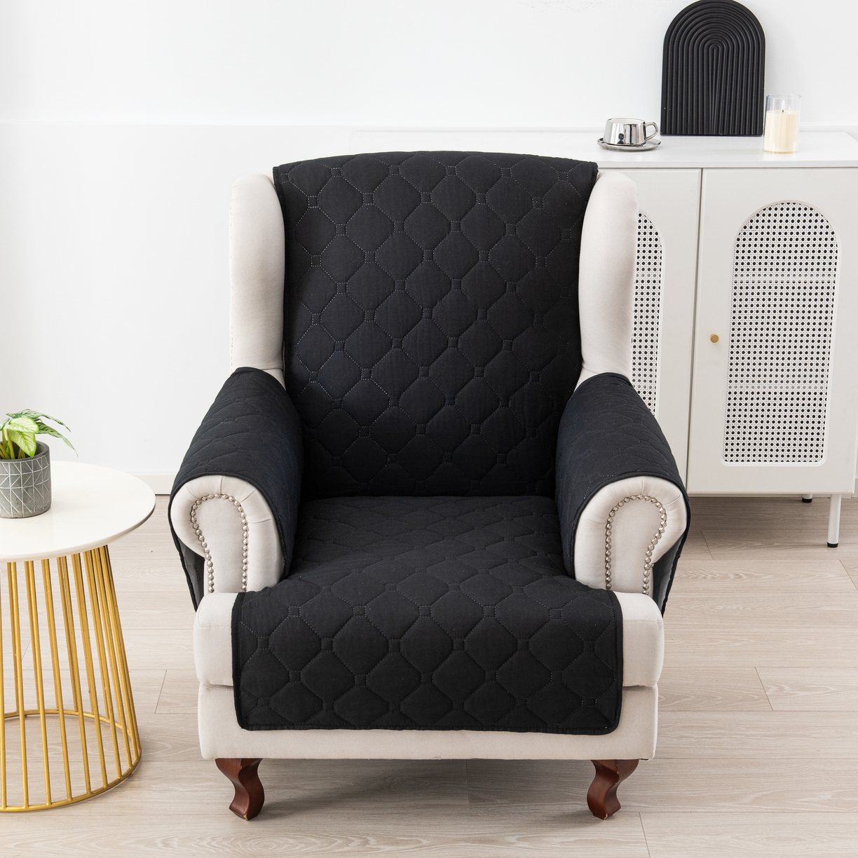 91家纺网 家纺一手货源 找家纺 飞翔家纺 2025新款加棉老虎椅椅垫 黑色