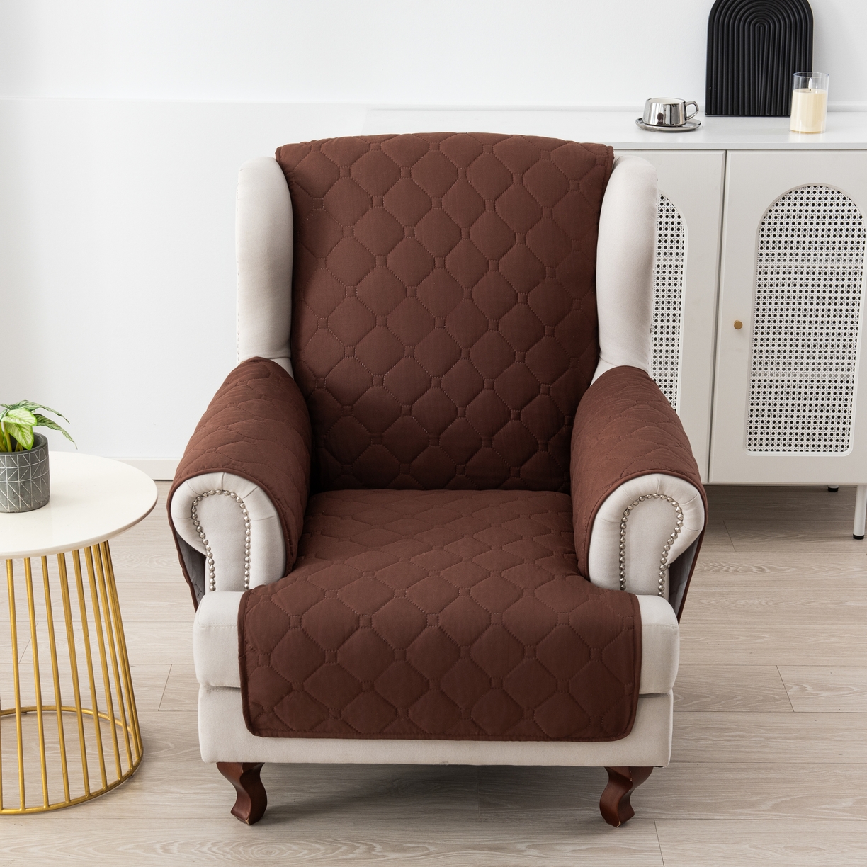 91家纺网 家纺一手货源 找家纺 飞翔家纺 2025新款加棉老虎椅椅垫 咖啡色