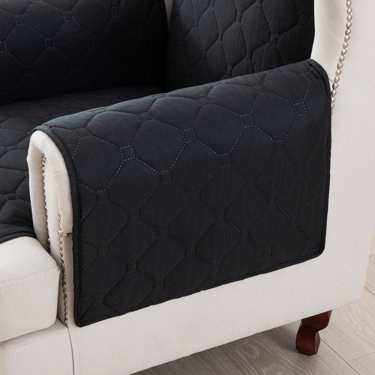 91家纺网 家纺一手货源 找家纺 飞翔家纺 2025新款加棉老虎椅椅垫 黑色