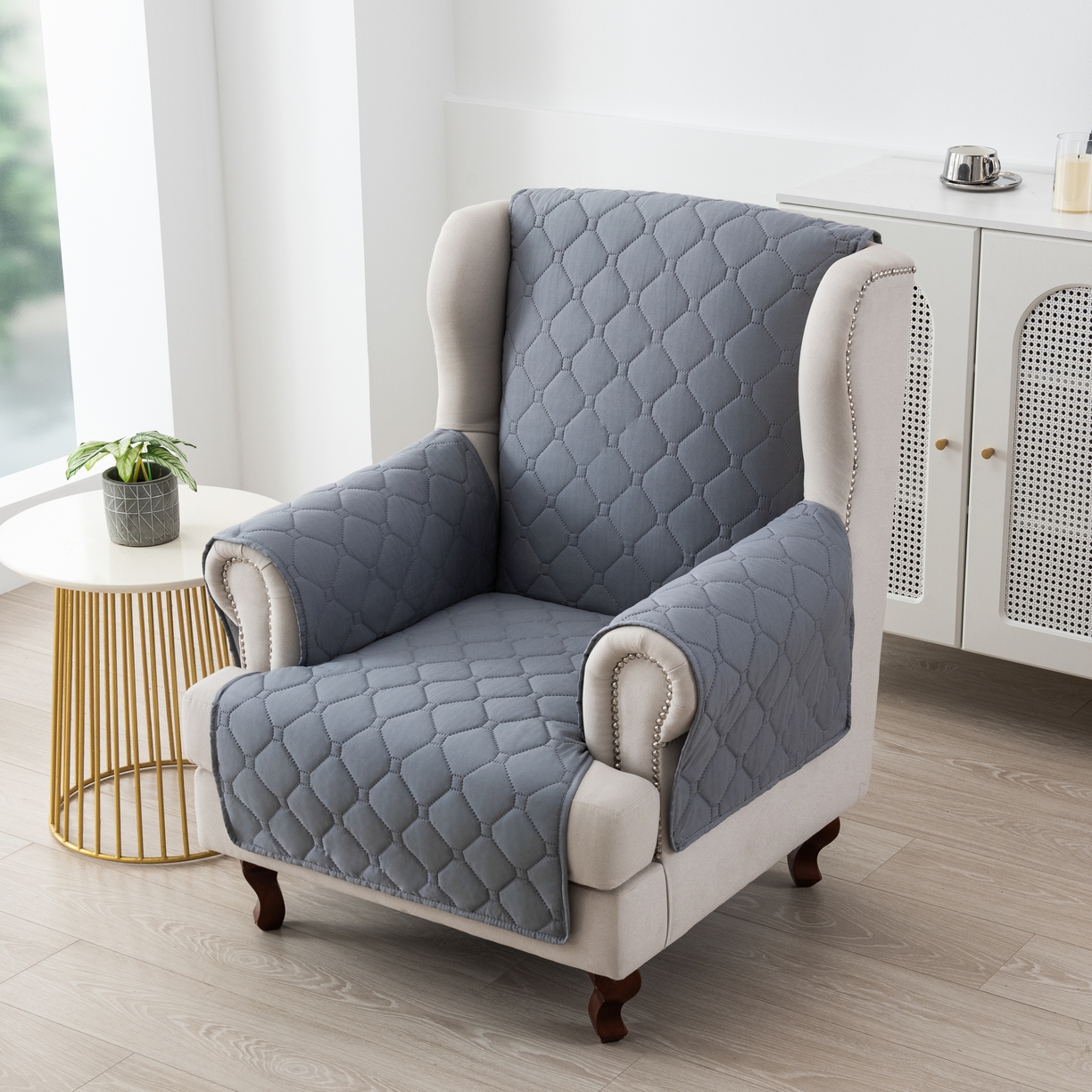 91家纺网 家纺一手货源 找家纺 飞翔家纺 2025新款加棉老虎椅椅垫 灰色