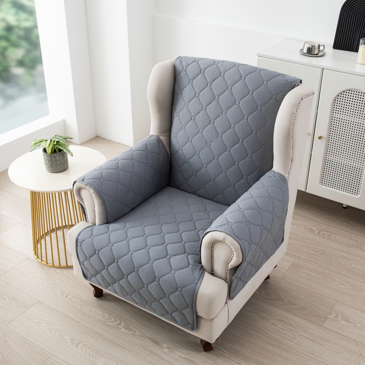 91家纺网 家纺一手货源 找家纺 飞翔家纺 2025新款加棉老虎椅椅垫 灰色