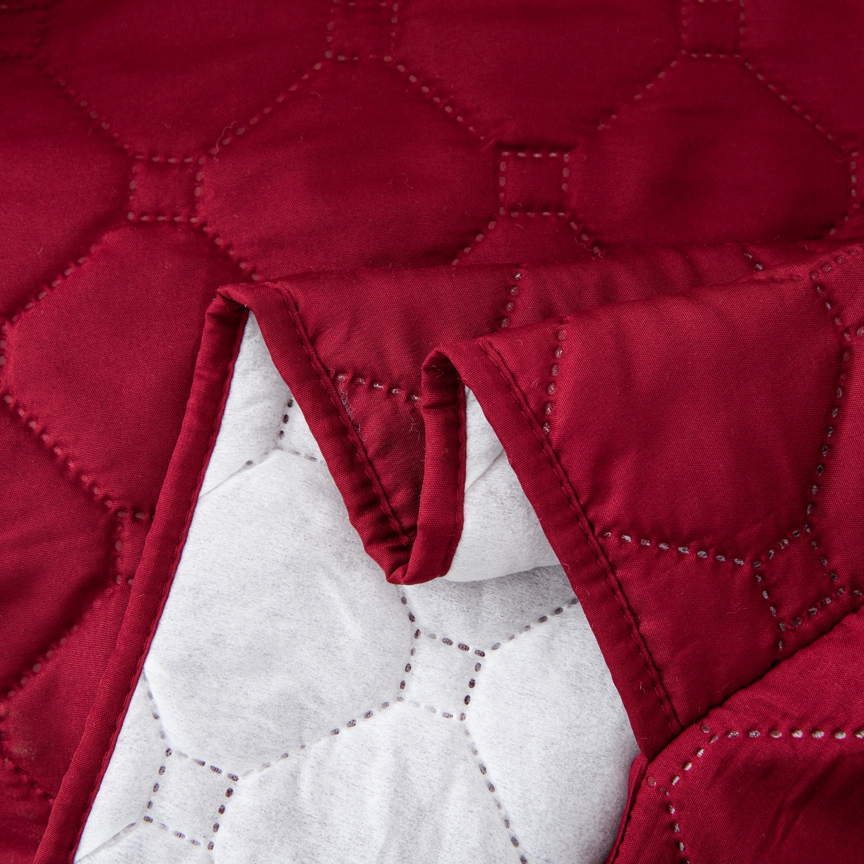 91家纺网 家纺一手货源 找家纺 飞翔家纺 2025新款加棉老虎椅椅垫 酒红色