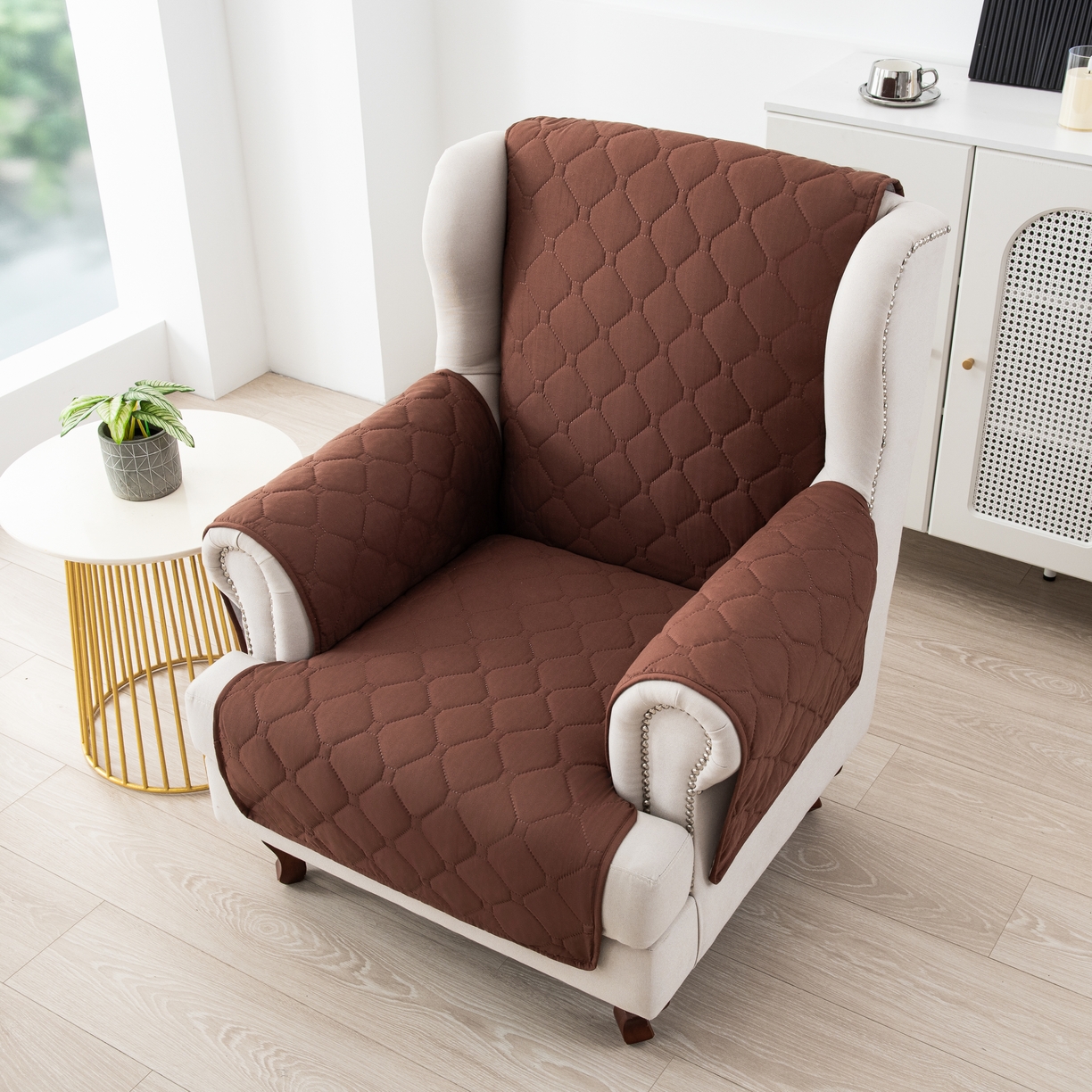 91家纺网 家纺一手货源 找家纺 飞翔家纺 2025新款加棉老虎椅椅垫 咖啡色