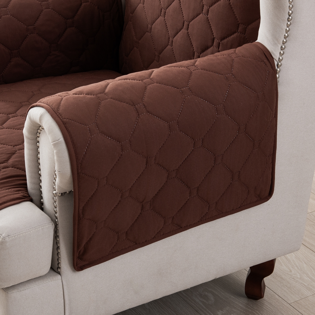 91家纺网 家纺一手货源 找家纺 飞翔家纺 2025新款加棉老虎椅椅垫 咖啡色