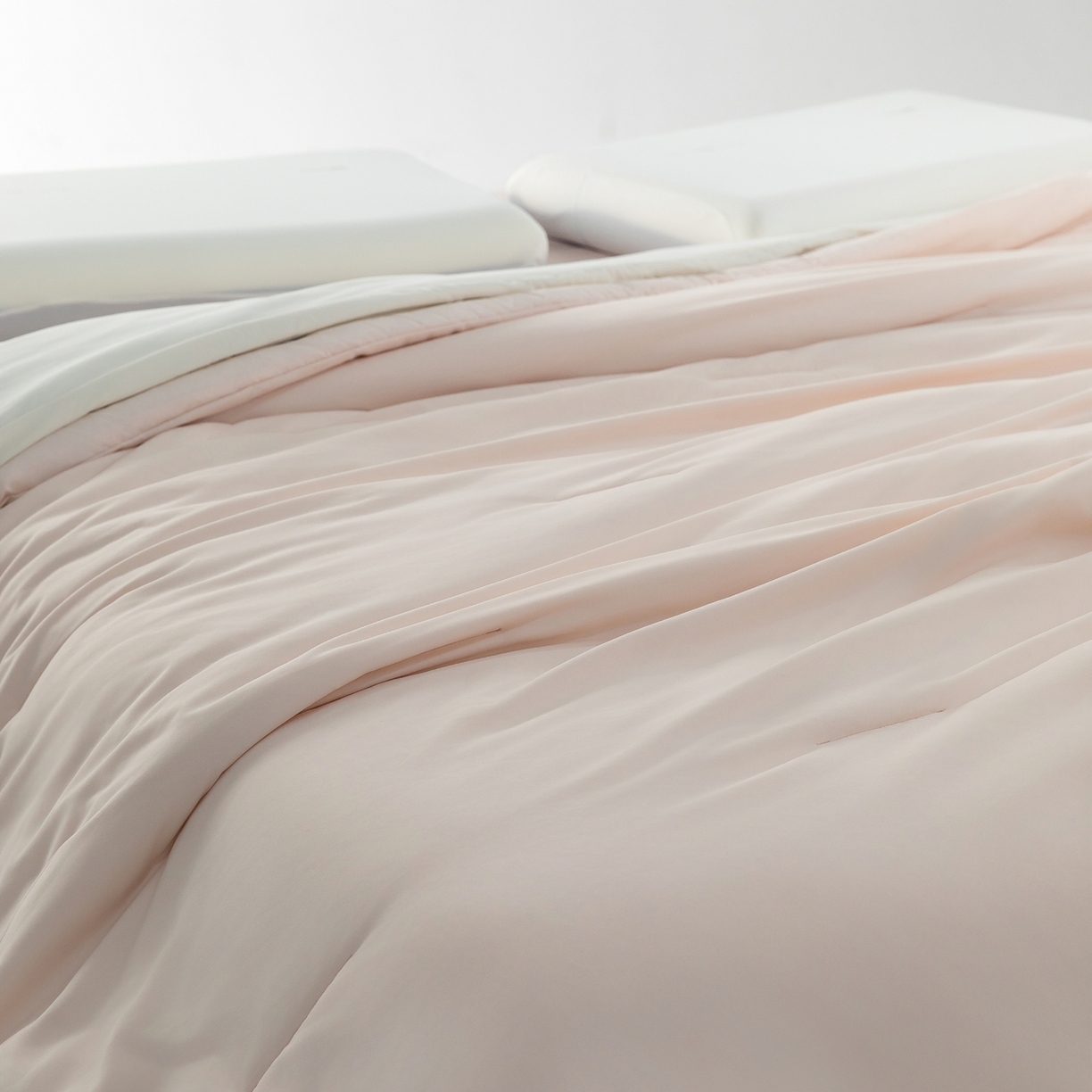 91家纺网 家纺一手货源 找家纺 兜米家居 2025深睡星球同款双层控温被被芯pro被春夏子母被芯   粉色