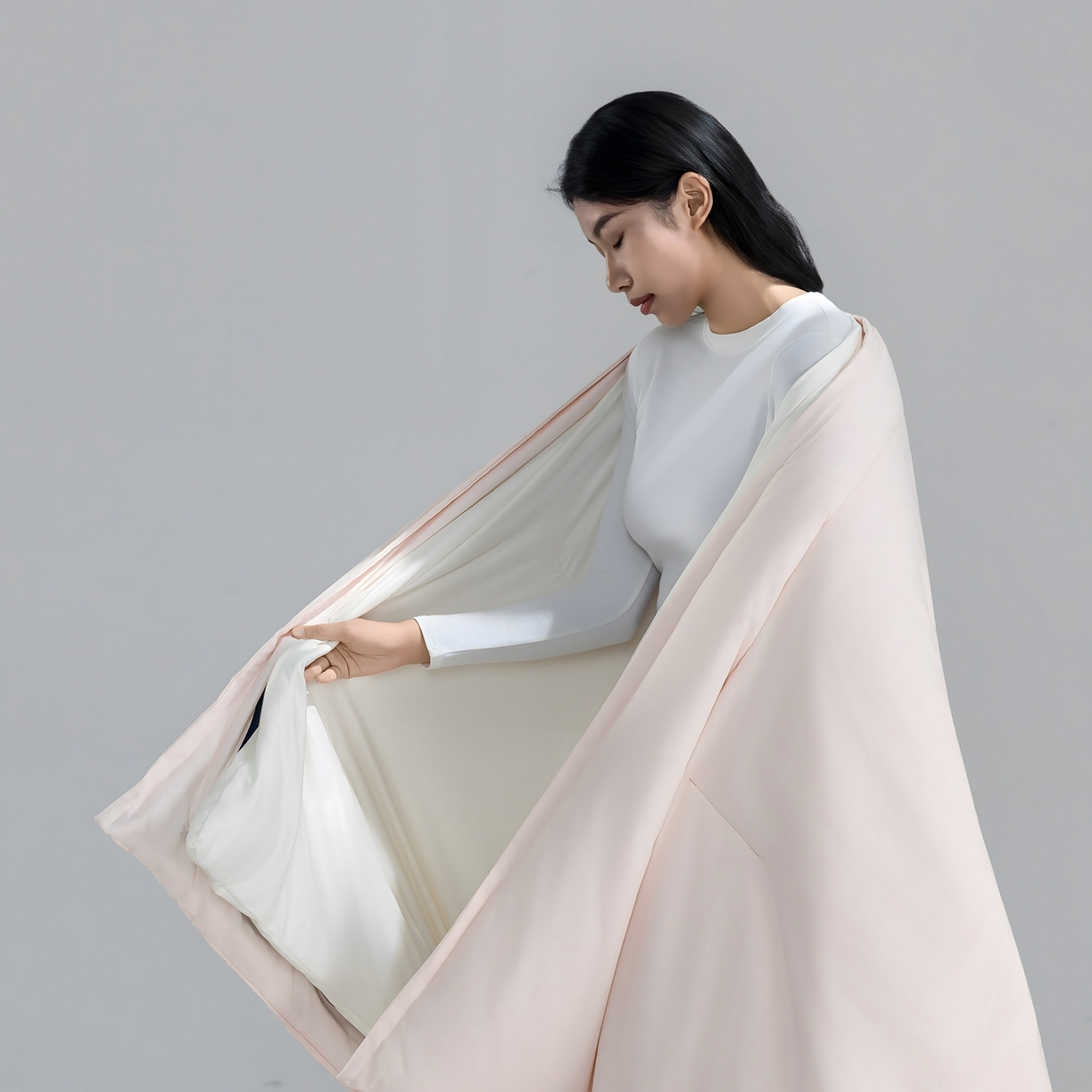 兜米家居 2025深睡星球同款双层控温被被芯pro被春夏子母被芯   粉色