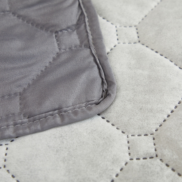 91家纺网 家纺一手货源 找家纺 飞翔家纺 2025新款加棉沙发套沙发垫 灰色