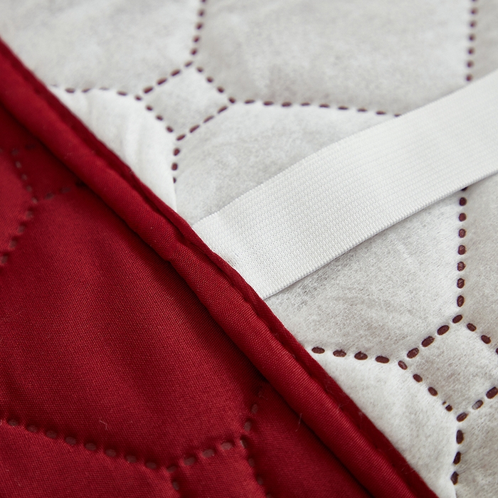 91家纺网 家纺一手货源 找家纺 飞翔家纺 2025新款加棉沙发套沙发垫 红色