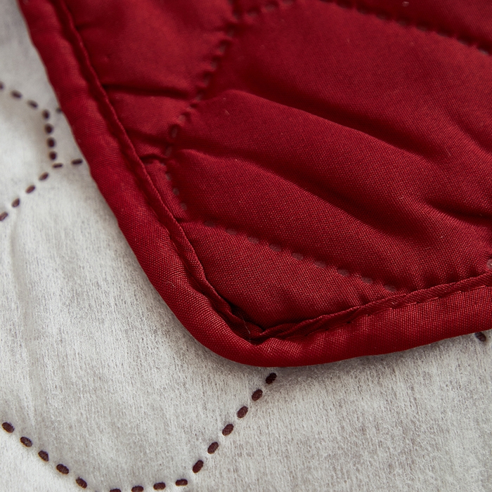 91家纺网 家纺一手货源 找家纺 飞翔家纺 2025新款加棉沙发套沙发垫 红色