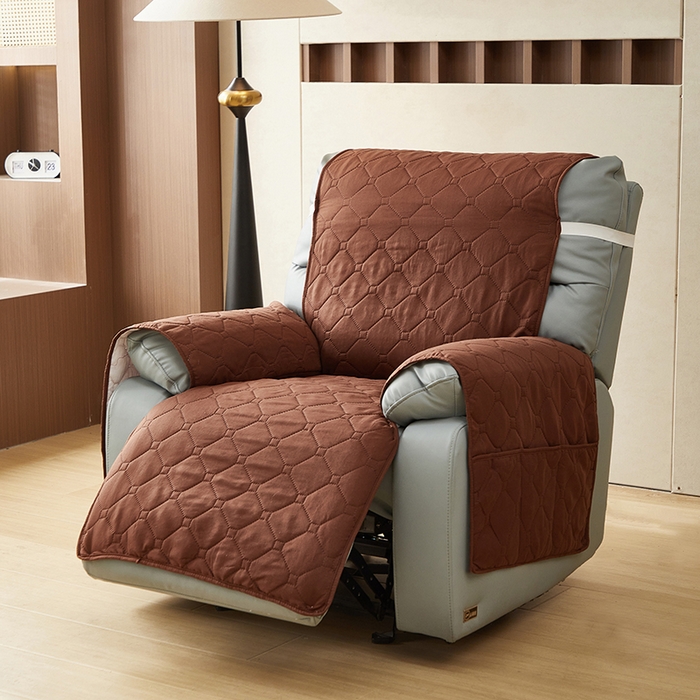 91家纺网 家纺一手货源 找家纺 飞翔家纺 2025新款加棉芝华士沙发垫椅套 咖色