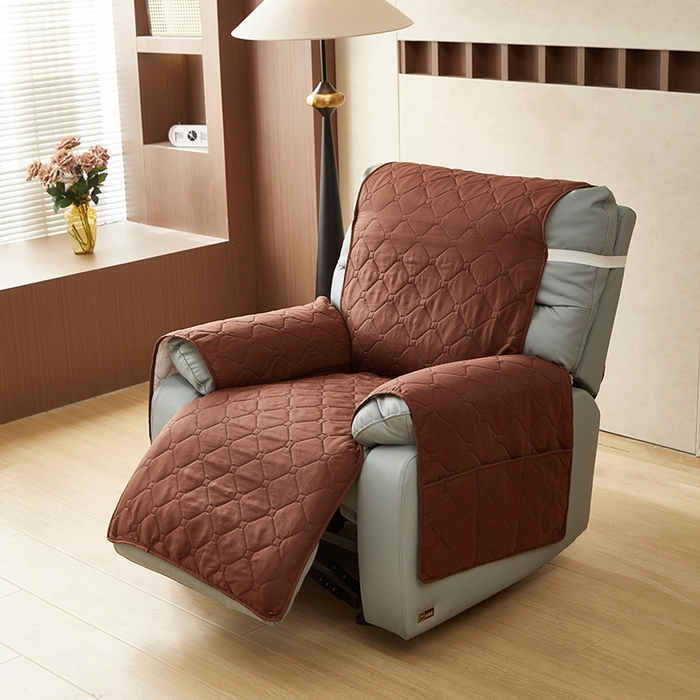 91家纺网 家纺一手货源 找家纺 飞翔家纺 2025新款加棉芝华士沙发垫椅套 咖色