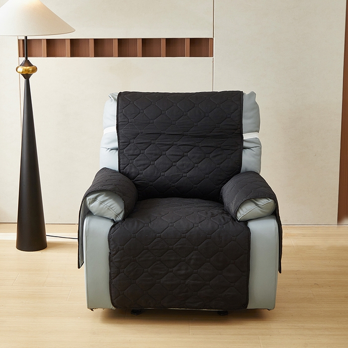 飛翔家紡 2025新款加棉芝華士沙發墊椅套 黑色