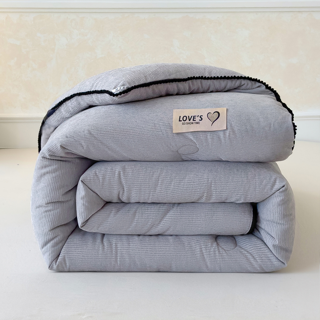 91家纺网 家纺一手货源 找家纺 （总）蓝冰家纺 2025新款保暖雪尼绒大豆被冬被被子被芯