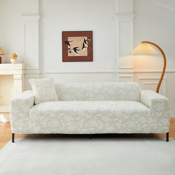 91家纺网 家纺一手货源 找家纺 飞翔家纺 2025新款知秋沙发套 知秋-米色