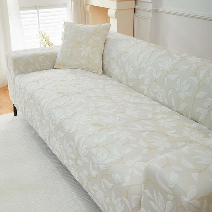 91家纺网 家纺一手货源 找家纺 飞翔家纺 2025新款知秋沙发套 知秋-米色