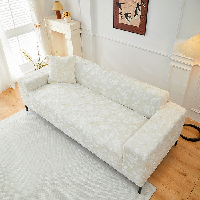 91家纺网 家纺一手货源 找家纺 飞翔家纺 2025新款知秋沙发套 知秋-米色