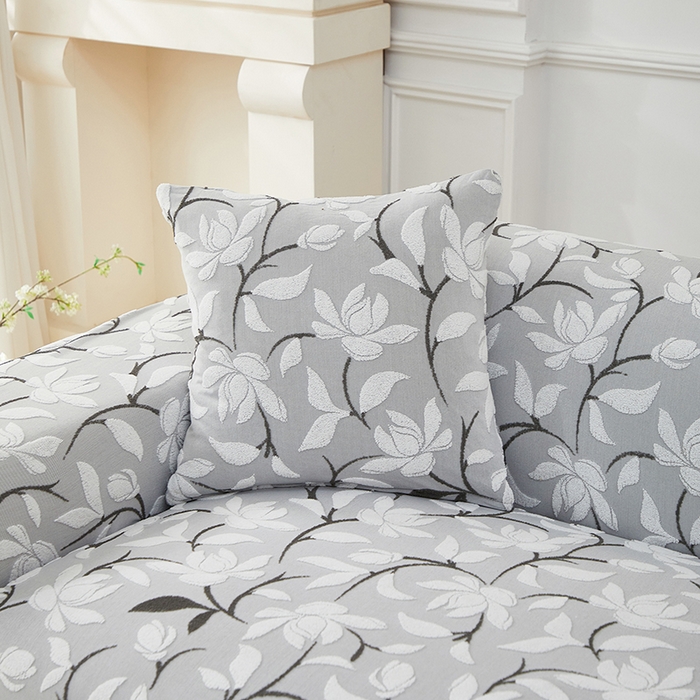 91家纺网 家纺一手货源 找家纺 飞翔家纺 2025新款知秋沙发套 知秋-浅灰