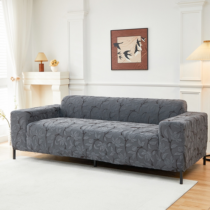 91家纺网 家纺一手货源 找家纺 飞翔家纺 2025新款知秋沙发套 知秋-深灰