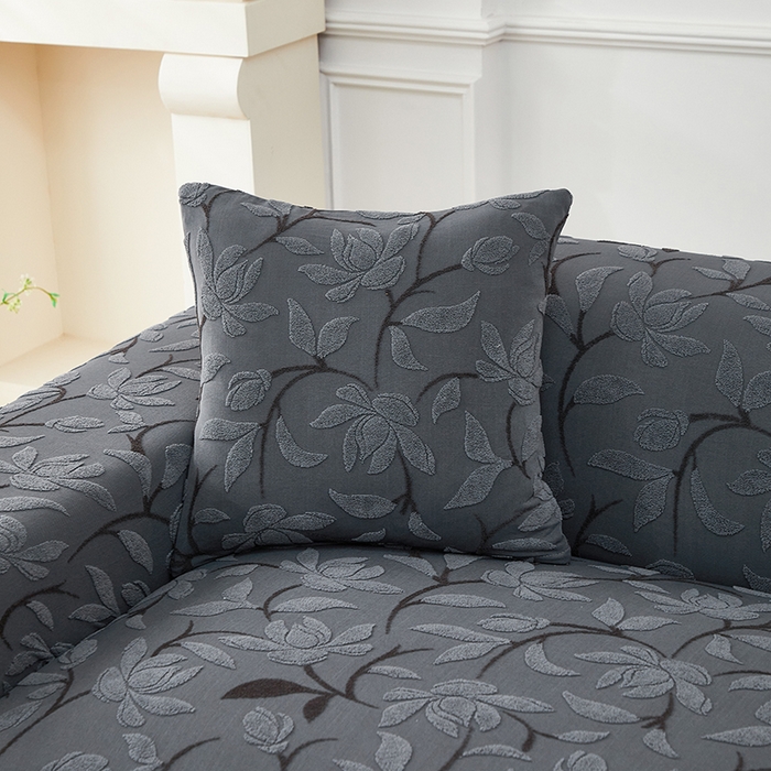 91家纺网 家纺一手货源 找家纺 飞翔家纺 2025新款知秋沙发套 知秋-深灰