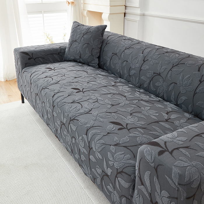 91家纺网 家纺一手货源 找家纺 飞翔家纺 2025新款知秋沙发套 知秋-深灰