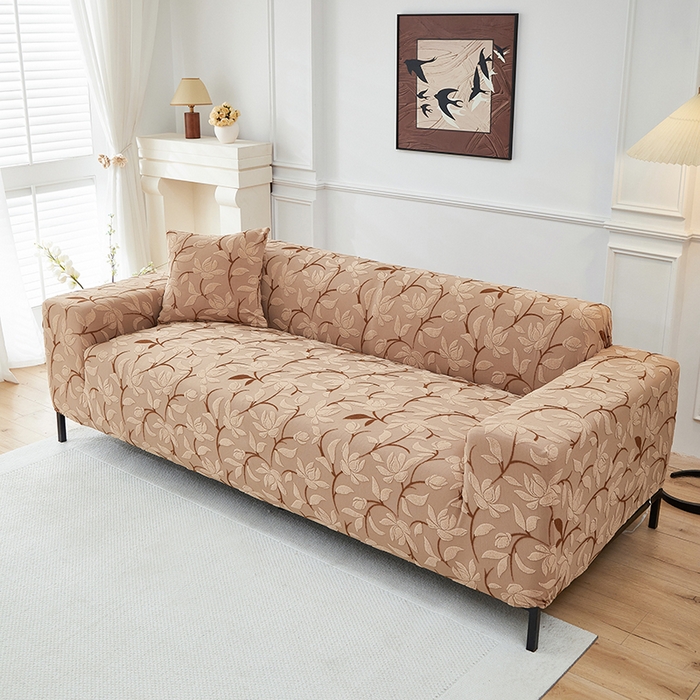 91家纺网 家纺一手货源 找家纺 飞翔家纺 2025新款知秋沙发套 知秋-驼色