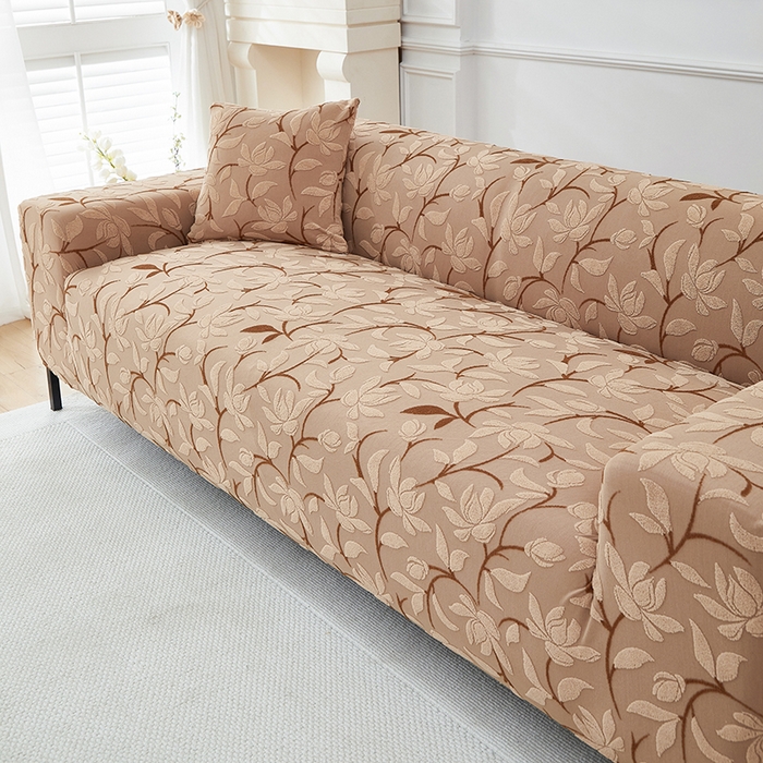 91家纺网 家纺一手货源 找家纺 飞翔家纺 2025新款知秋沙发套 知秋-驼色