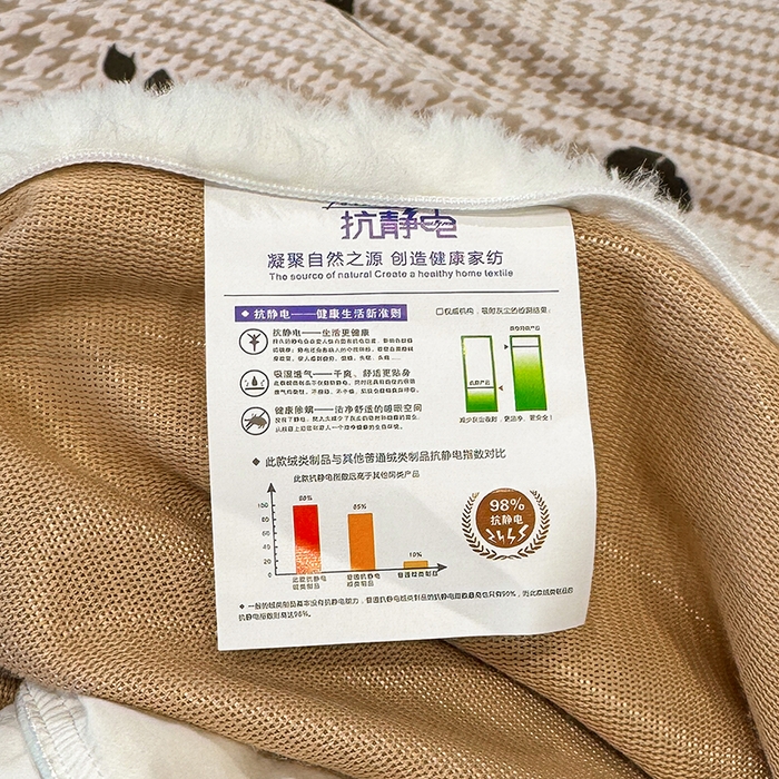 91家纺网 家纺一手货源 找家纺 ME/ERA HOME寐时代 2025新款牛奶绒立体雕花兔毛绒包边单品被套 格韵经典