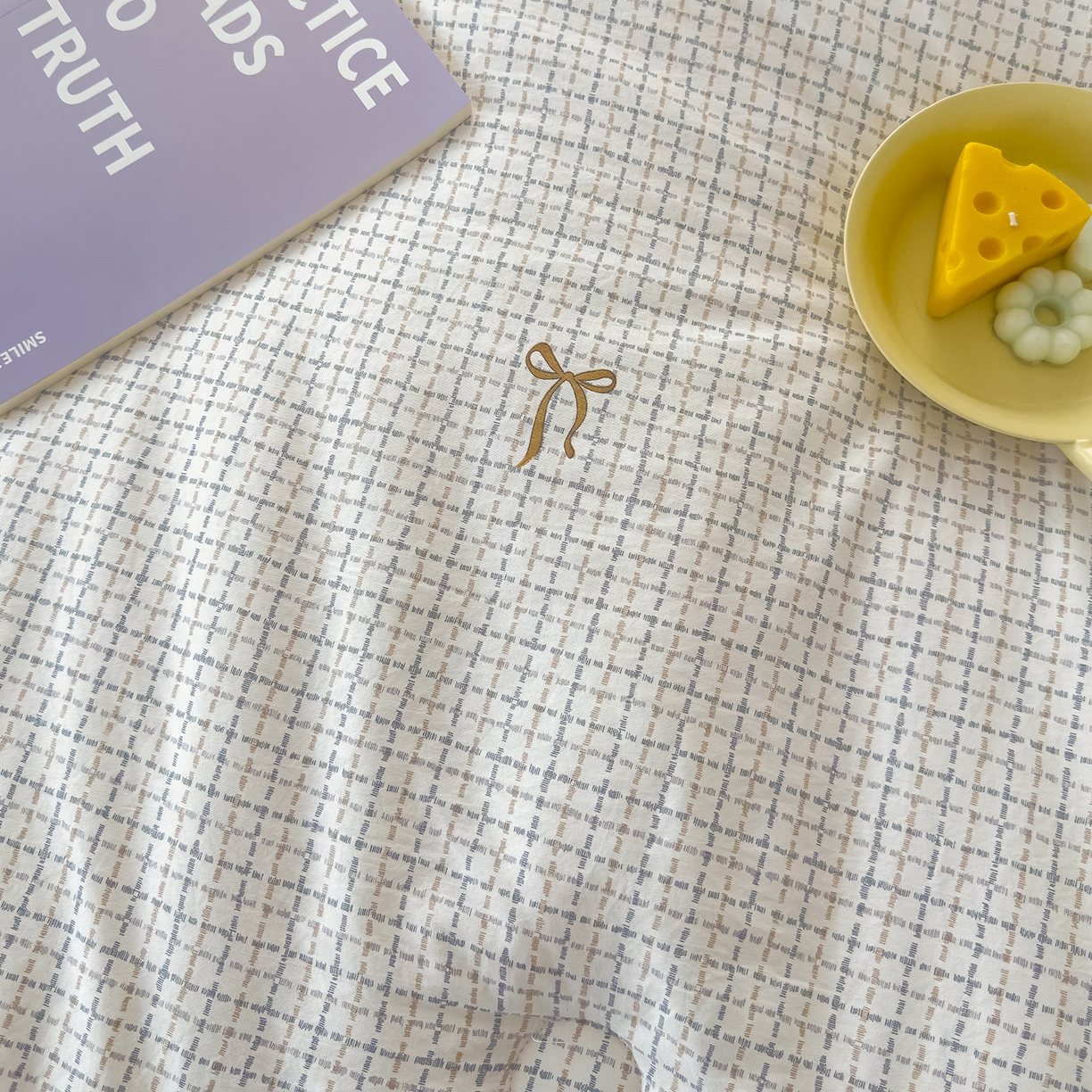 91家纺网 家纺一手货源 找家纺 蓝冰家纺 2025新款亚朵棉印花大豆冬被被子被芯 春日苍蓝