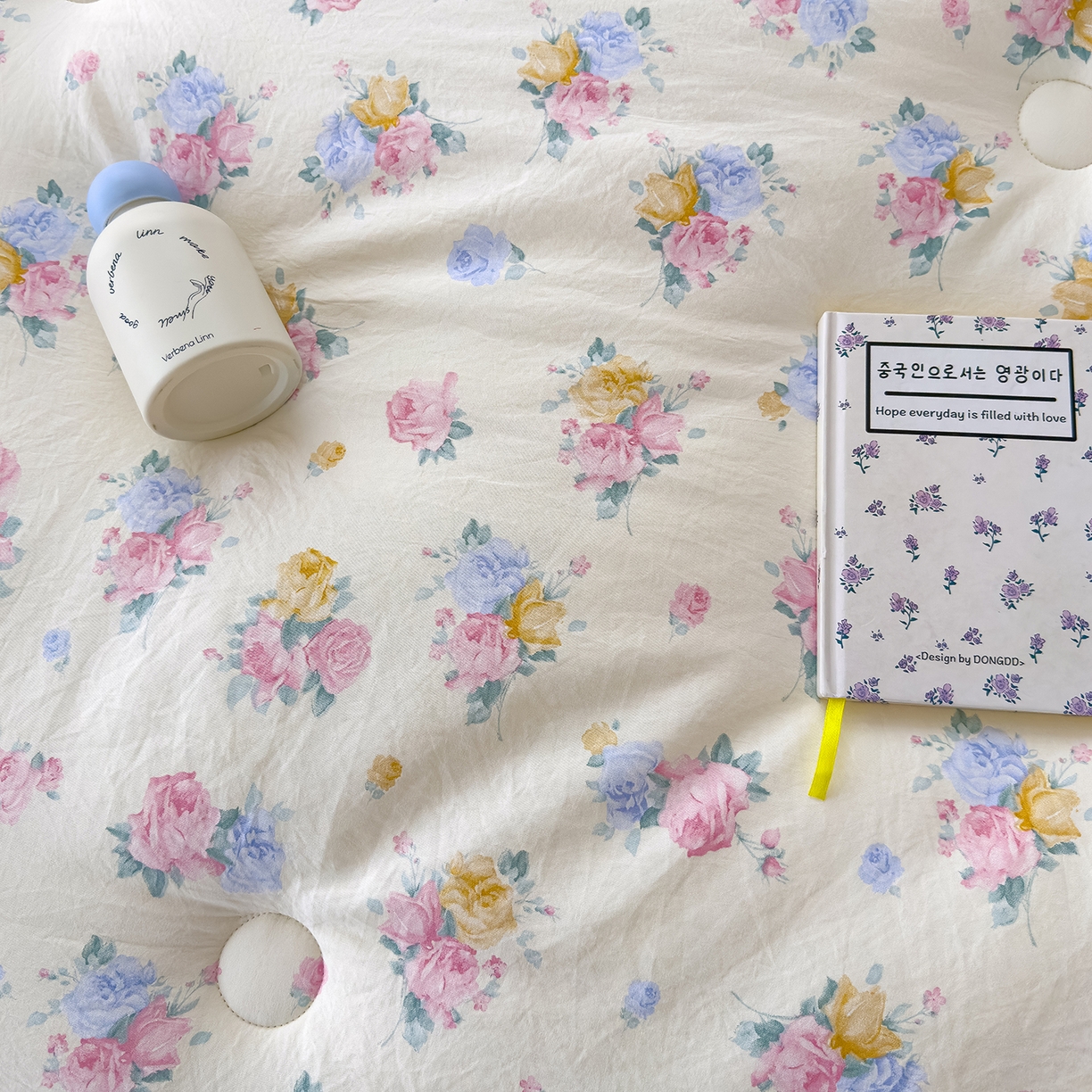 91家纺网 家纺一手货源 找家纺 蓝冰家纺 2025新款亚朵棉印花大豆冬被被子被芯 晚秋