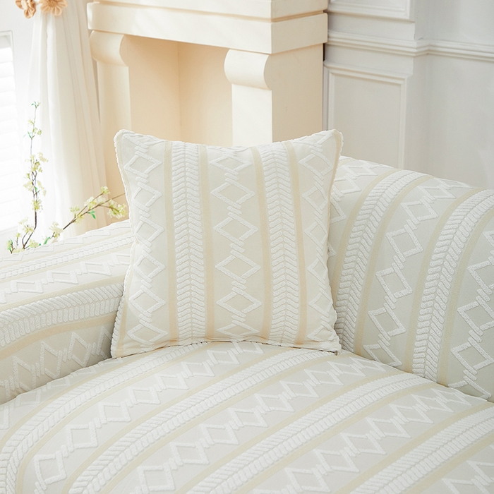 91家纺网 家纺一手货源 找家纺 （总）飞翔家纺 2025新款棕菱沙发套沙发垫