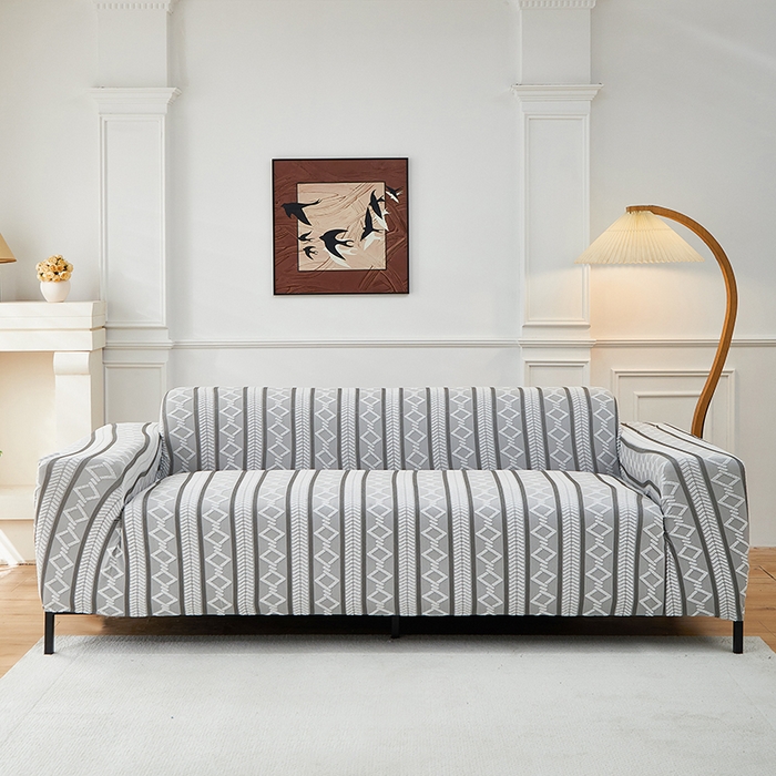 飛翔家紡 2025新款棕菱沙發套沙發墊 棕菱-淺灰