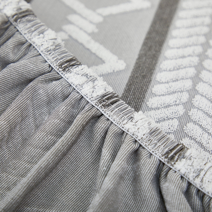 91家纺网 家纺一手货源 找家纺 飞翔家纺 2025新款棕菱沙发套沙发垫 棕菱-浅灰