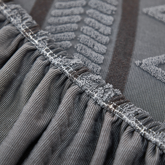 91家纺网 家纺一手货源 找家纺 飞翔家纺 2025新款棕菱沙发套沙发垫 棕菱-深灰