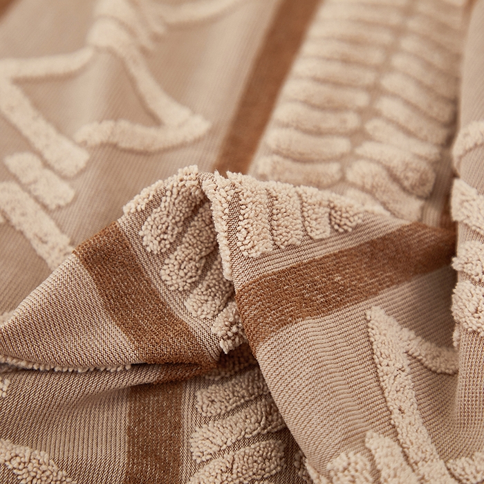 91家纺网 家纺一手货源 找家纺 飞翔家纺 2025新款棕菱沙发套沙发垫 棕菱-驼色