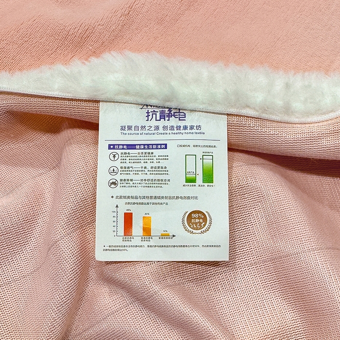 91家纺网 家纺一手货源 找家纺 ME/ERA HOME寐时代 2025新款牛奶绒立体雕花兔毛绒包边单品被套 叶仲花