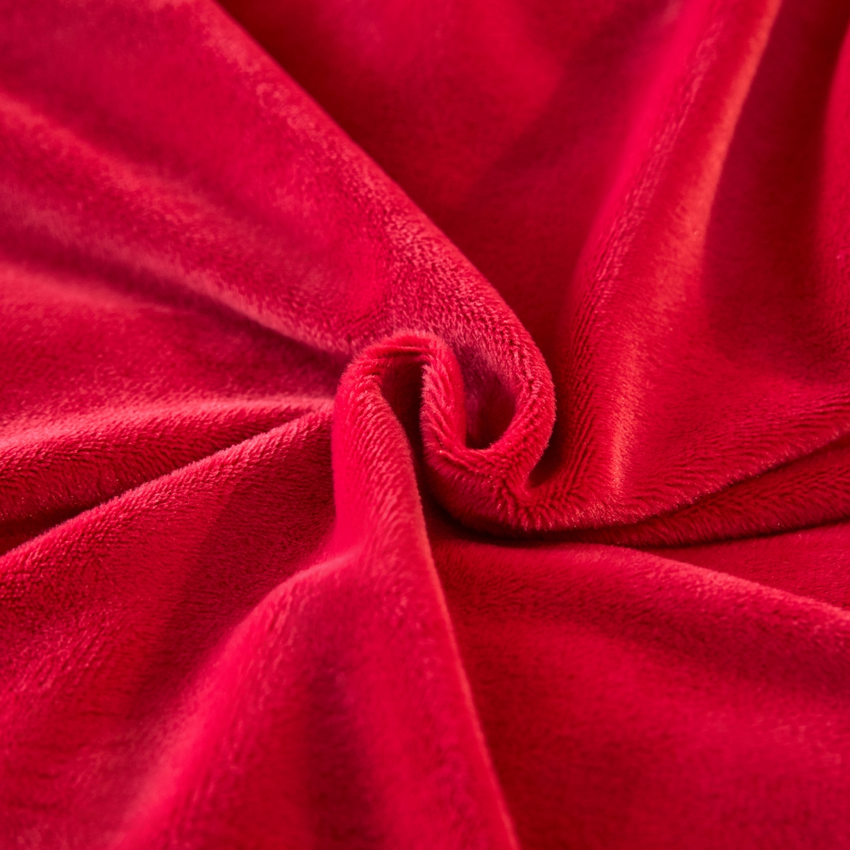 91家纺网 家纺一手货源 找家纺 如一 2025新款水晶绒双拼刺绣牛奶绒单品被套 银杏-中国红