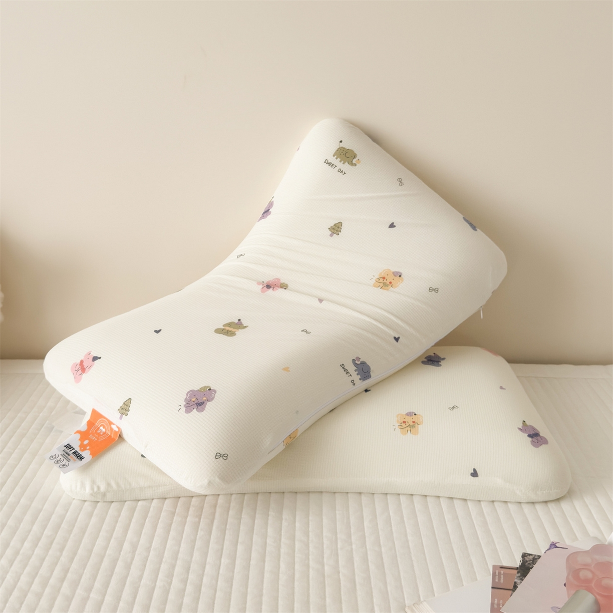 91家纺网 家纺一手货源 找家纺 （总）麦肯锡 2025新款可爱碎花儿童记忆枕-终版