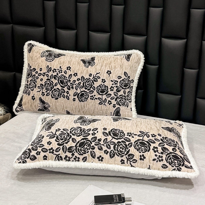 91家纺网 家纺一手货源 找家纺 ME/ERA HOME寐时代 2025新款牛奶绒8.5斤立体雕花兔毛绒包边四件套 蝶恋花香