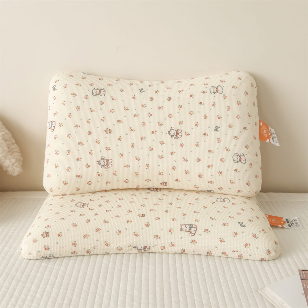 91家纺网 家纺一手货源 找家纺 （总）麦肯锡 2025新款可爱碎花儿童记忆枕-终版