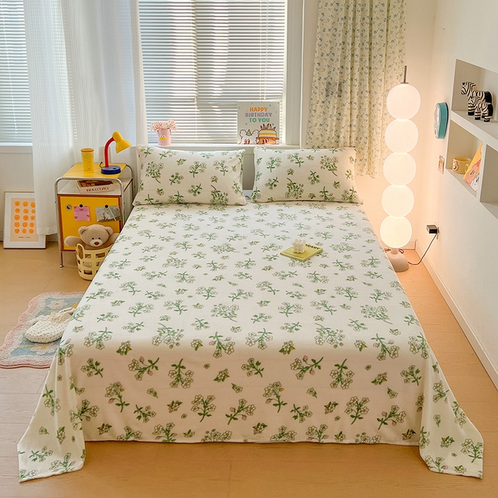 91家纺网 家纺一手货源 找家纺 （总）维娜斯家纺 2025新款卡通牛奶绒印花床单单件