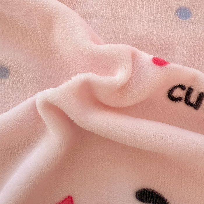 91家纺网 家纺一手货源 找家纺 维娜斯家纺 2025新款卡通牛奶绒印花床单单件 可爱猫咪