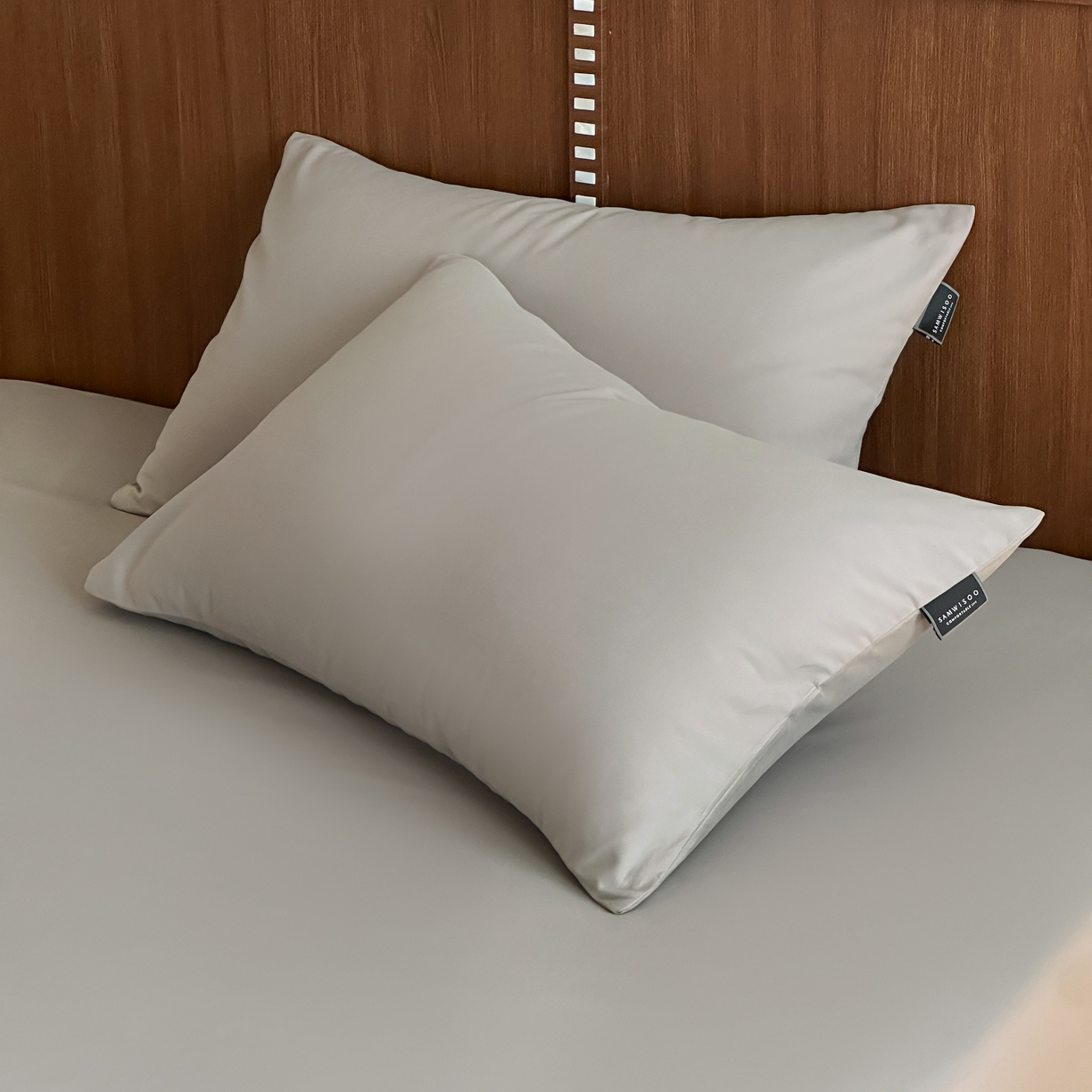 91家纺网 家纺一手货源 找家纺 （总）三味舒屋 2025新款50支磨毛长绒棉纯棉纯色单枕套枕套单件-长期主义