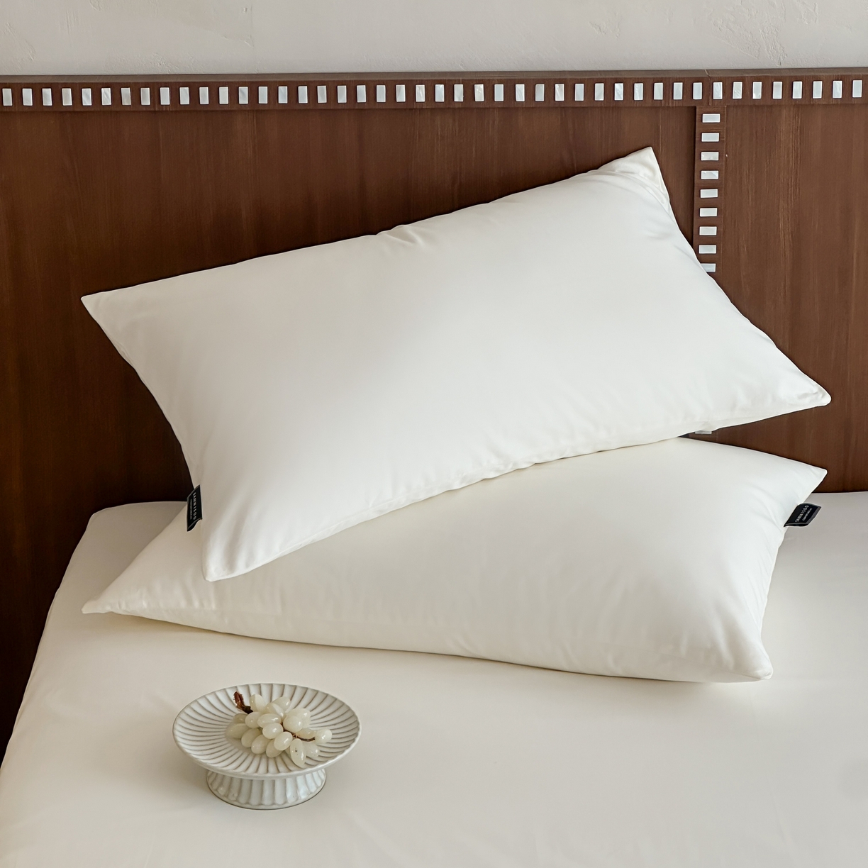 91家纺网 家纺一手货源 找家纺 三味舒屋 2025新款50支磨毛长绒棉纯棉纯色单枕套枕套单件-长期主义 雪白