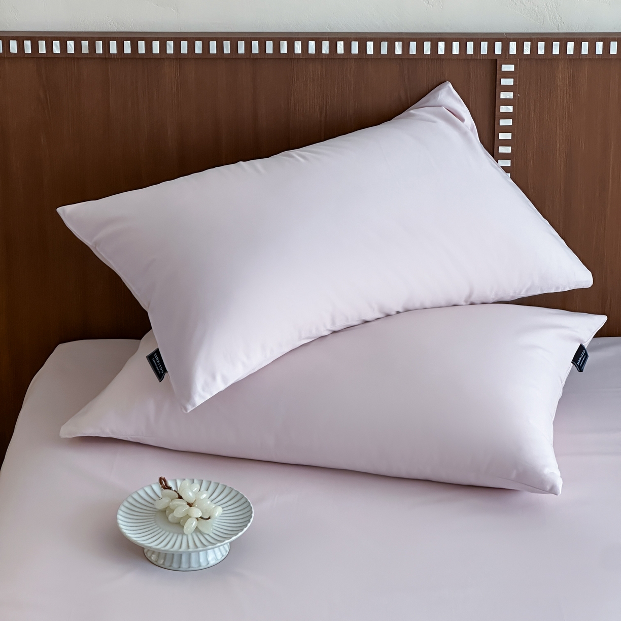 91家纺网 家纺一手货源 找家纺 三味舒屋 2025新款50支磨毛长绒棉纯棉纯色单枕套枕套单件-长期主义 紫灰