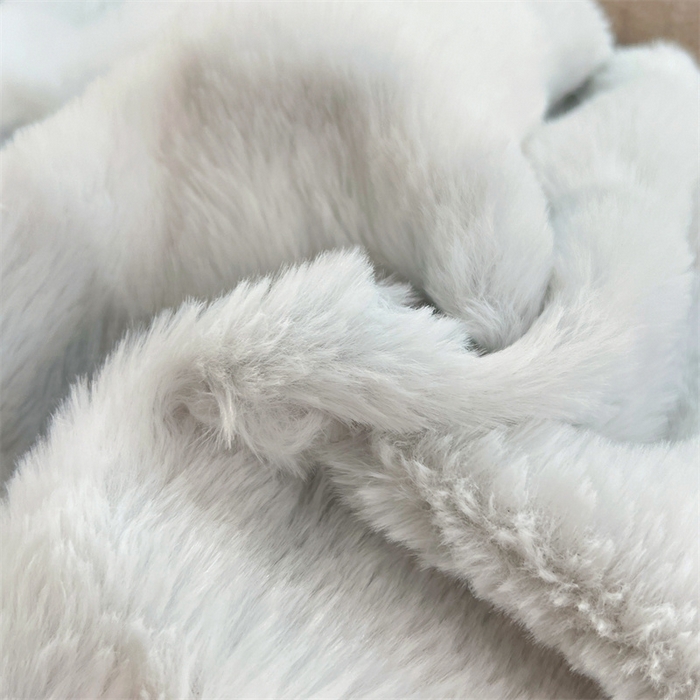 91家纺网 家纺一手货源 找家纺 梦舒羽 2025新款兔毛绒单人枕套牛奶绒枕芯套雪花绒宿舍枕头套-泡泡 兔毛绒泡泡花边款-梦幻浅灰