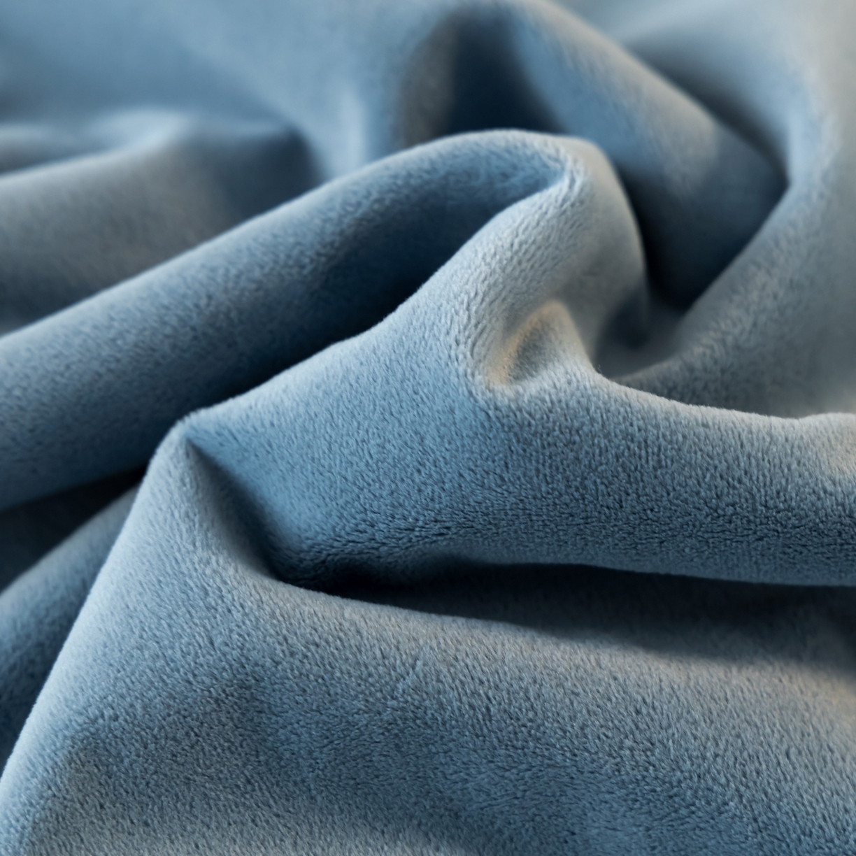 91家纺网 家纺一手货源 找家纺 如一 2025新款水晶绒双拼刺绣四件套-天鹅 天鹅-宾利蓝